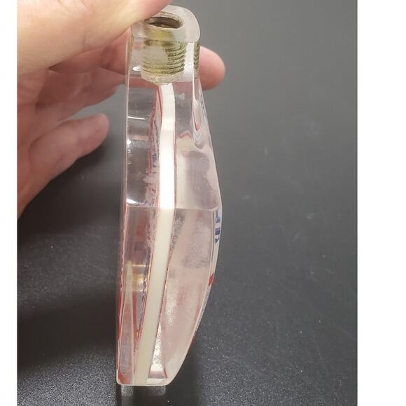 Vintage 70'S BUDWEISER KING OF BEERS short Clear Lucite Acrylic beer tap handle - Picture 7 of 8